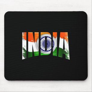 Tapis De Souris Maillot de fan de l'équipe Inde de cricket 