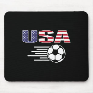 Tapis De Souris Maillot de fans de football d'Amérique fière - Dra