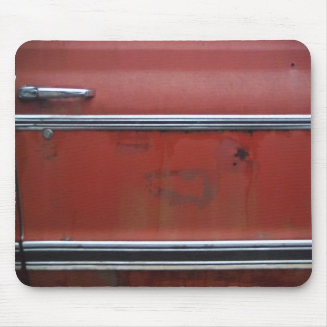 Tapis De Souris Maillot en argent rouge Chevy (Devant)