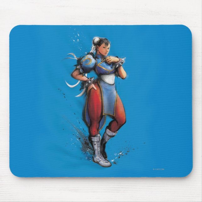 Tapis De Souris Main de Chun-Li sur la hanche (Devant)