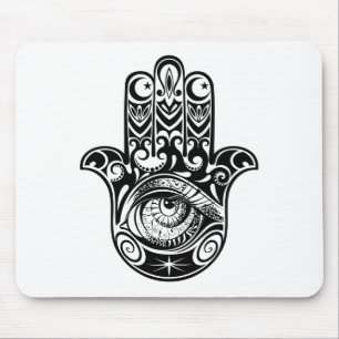 Tapis De Souris Main Zendoodle de Hamsa