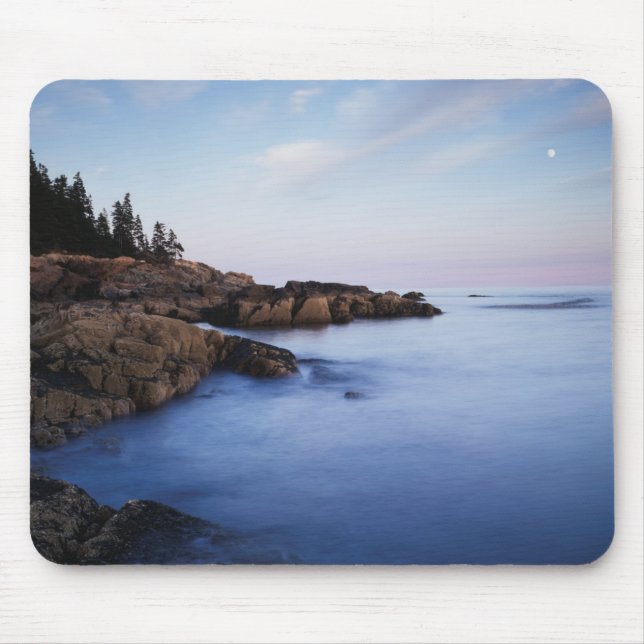 Tapis De Souris Maine, Parc national Acadia, Moonset (Devant)