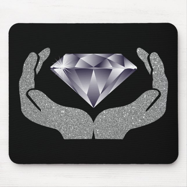 Tapis De Souris Mains de diamant (Devant)