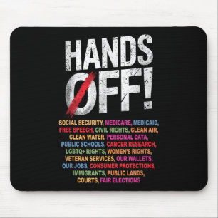 Tapis De Souris Mains off My Social Security 2025