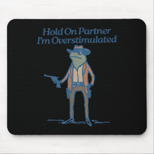 Tapis De Souris Maintenir Sur Le Partenaire Im Surstimulé Cowboy F