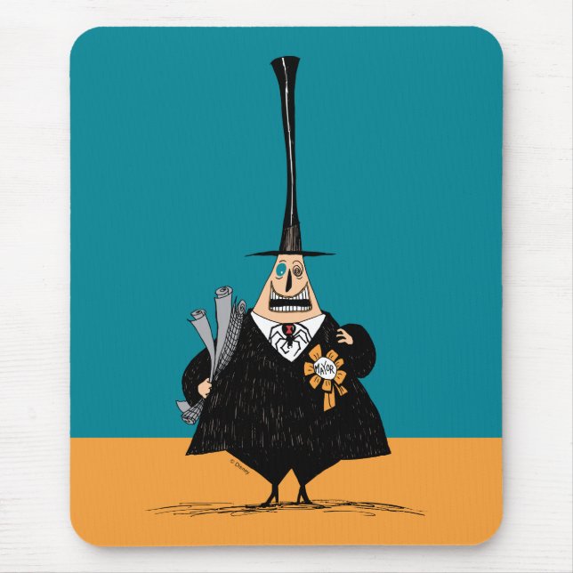 Tapis De Souris Maire de Halloween (Devant)