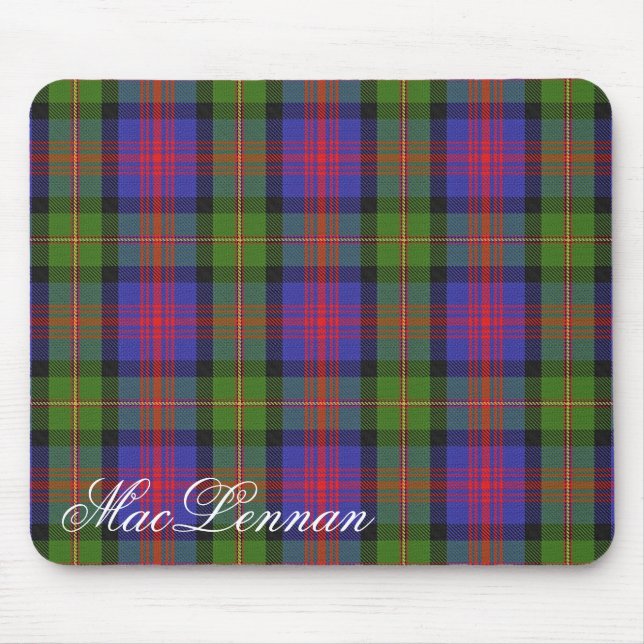 Tapis De Souris Majestic Scottish Clan MacLennan Tartan (Devant)