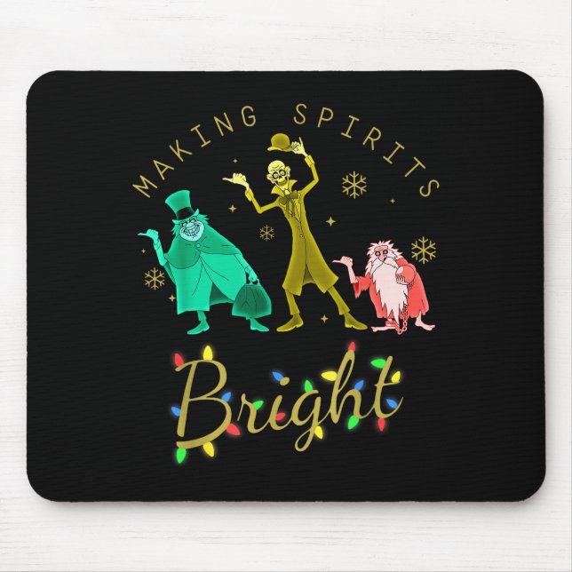 Tapis De Souris Making Srits Bright Christmas Retro Groovy Christm (Devant)