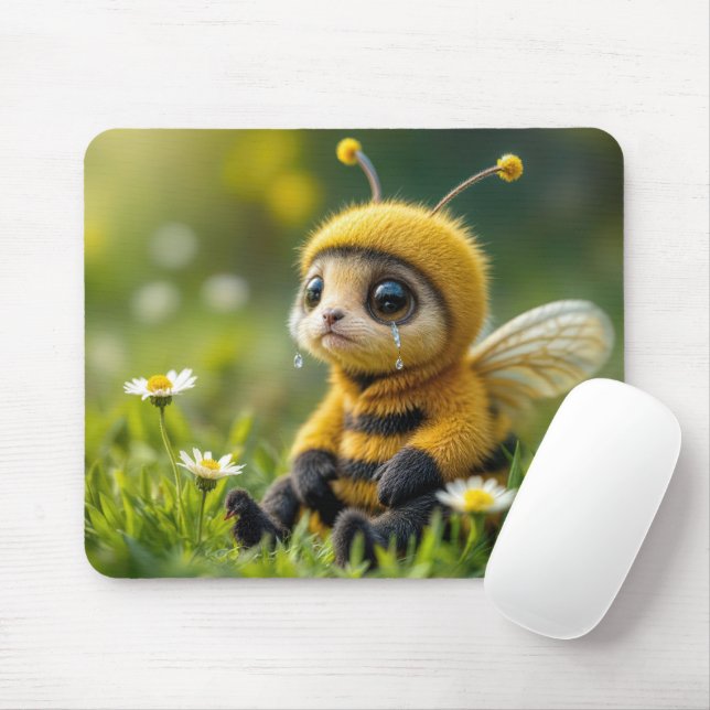 Tapis De Souris Maladroit Bumblebee Avec Larmes (Avec souris)