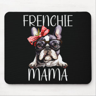 Tapis De Souris Mama Aquarelle Chien de Chien de Chien Fête des Mè