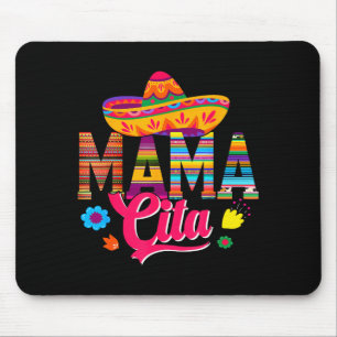 Tapis De Souris Mama cita cinq mai chapeau mexicain famille