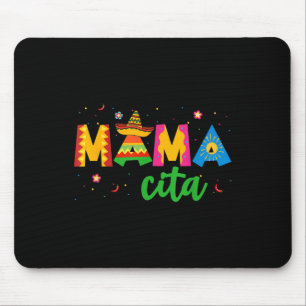 Tapis De Souris Mamacita Cinco De Mayo Sombrero Femmes Maman Mot