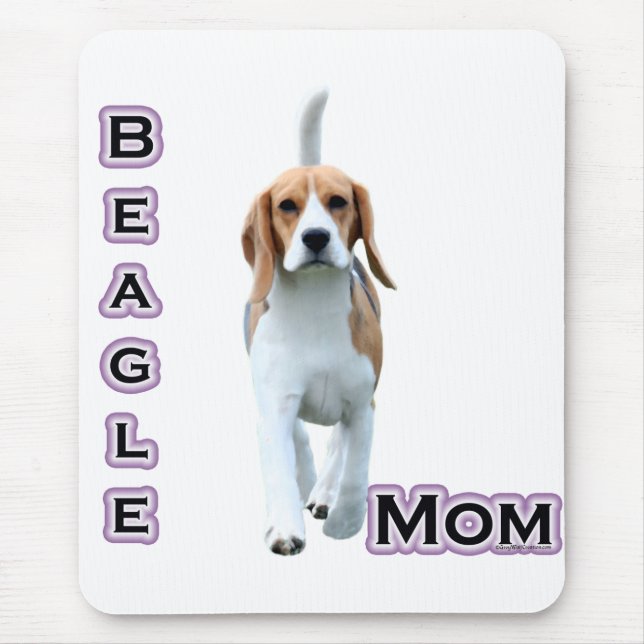 Tapis De Souris Maman beagle 4 (Devant)