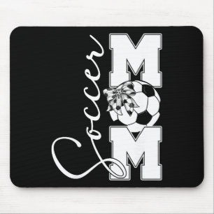 Tapis De Souris Maman de footballeuse Famille Équipe de naissance