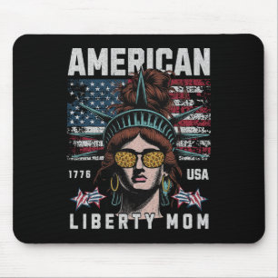 Tapis De Souris Maman de la liberté américaine patriotique Usa 177
