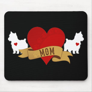 Tapis De Souris Maman de Yorkie [style de tatouage]