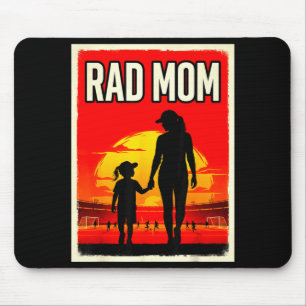 Tapis De Souris Maman géniale mère et fille maman de footballeuse