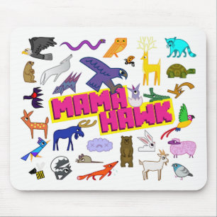 Tapis De Souris MAMAN HAWK Mousepad