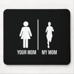 Tapis De Souris Maman maman courant drôle fête des mères jogging m