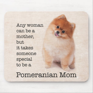 Tapis De Souris Maman Mousepad de Pomeranian