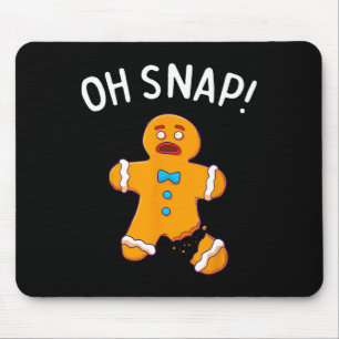 Tapis De Souris Man Oh Snap Christmas Fun Cookie Baking Cadeau Sho