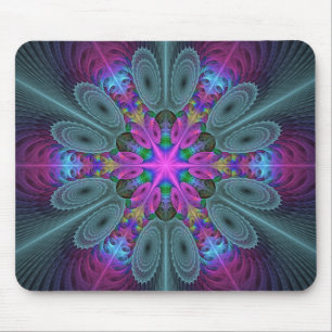 Tapis De Souris Mandala à partir de la couleur centrale Art fracta