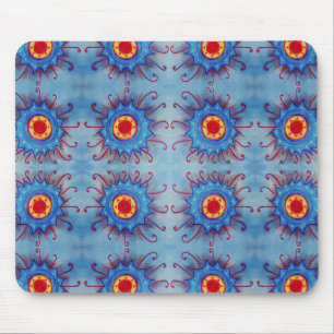 Tapis De Souris mandala bleu Mousepad