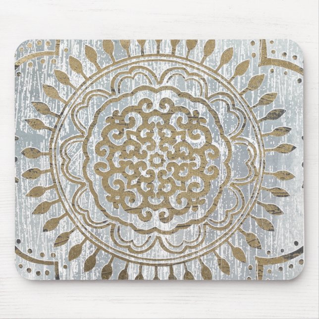 Tapis De Souris Mandala Gold Design (Devant)