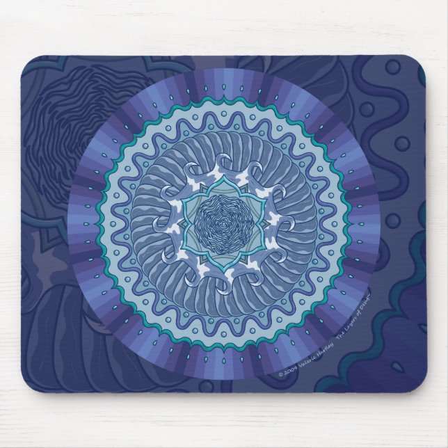 Tapis De Souris Mandala Mousepad de l'eau (Devant)