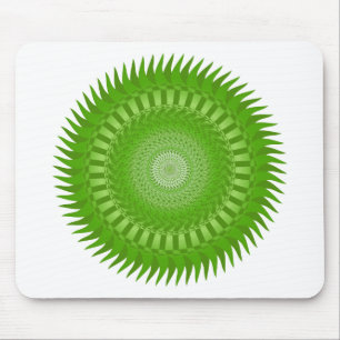 Tapis De Souris Mandala vert Soleil