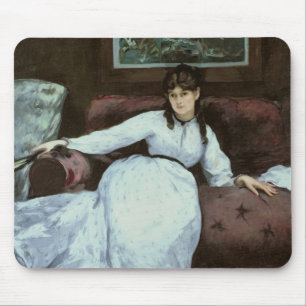 Tapis De Souris Manet   le repos, portrait de Berthe Morisot