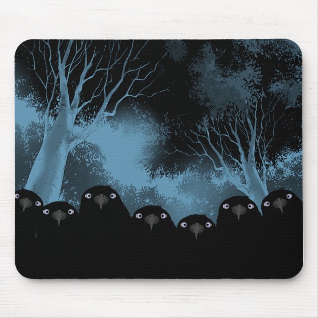 Tapis De Souris Manger Crow Mousepad (Devant)