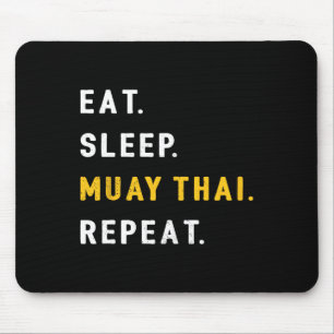 Tapis De Souris Manger Dormir Muay Thai Drôle Mma Cadeau de Chemis