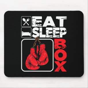 Tapis De Souris Manger Sommeil Boxe - Amateur de Boxe Gym Boxeur K