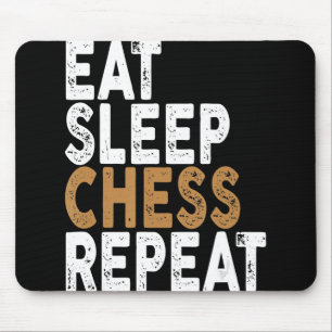 Tapis De Souris manger sommeil échecs répétition échecs