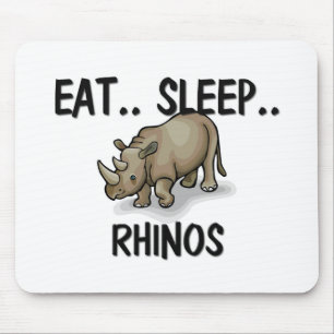 Tapis De Souris Mangez les RHINOCÉROS de sommeil