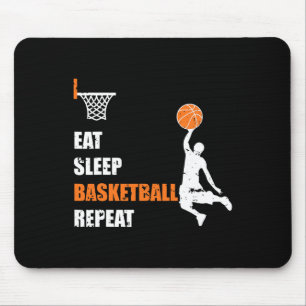 Tapis De Souris Mangez Sleep Basketball Répéter Basketball Boys et