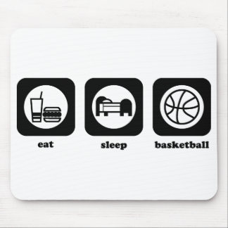 Tapis De Souris Mangez. Sommeil. Basket-ball. Mousepad