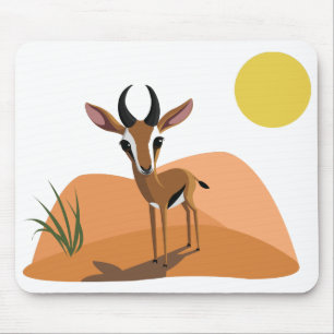 Tapis De Souris Mangue la gazelle