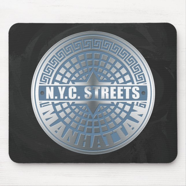 Tapis De Souris Manhole Covers Manhattan (Devant)