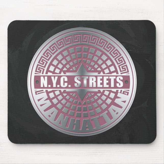 Tapis De Souris Manhole Covers Manhattan (Devant)