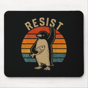 Tapis De Souris Manifestation de Pingouins Contre Tari