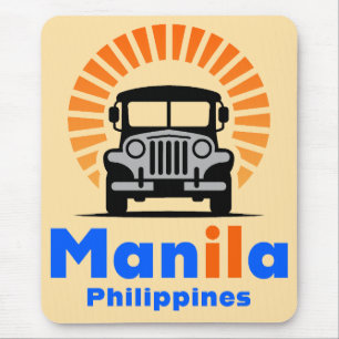 Tapis De Souris Manille Philippines Asie du Sud-Est