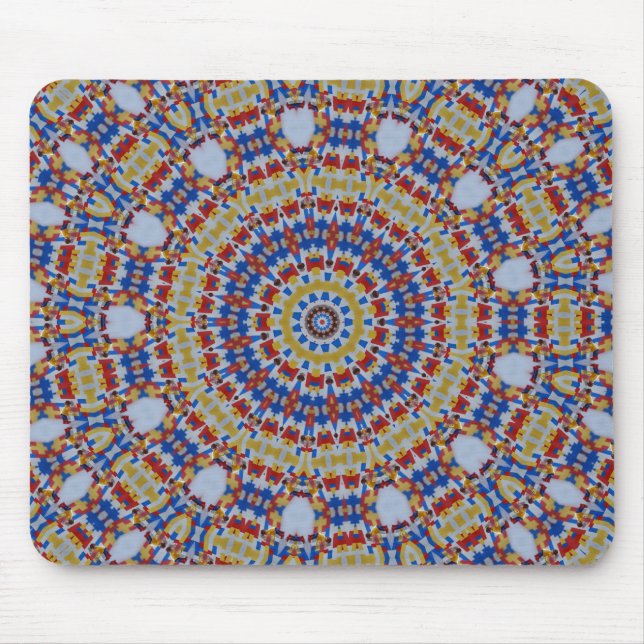 Tapis De Souris Manla yellow blue (Devant)