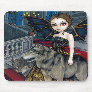 Tapis De Souris Manoir" Mousepad "de loup