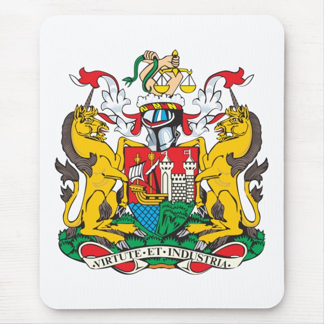 Tapis De Souris Manteau de Bristol des bras (Devant)