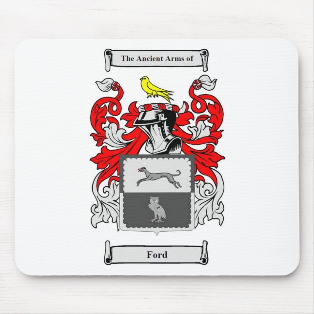 Tapis De Souris Manteau de Ford des bras (anglais) (Devant)