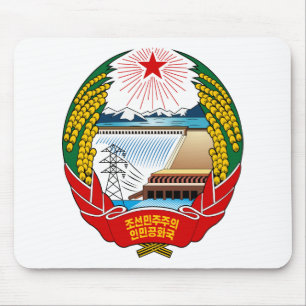 Tapis De Souris Manteau de la Corée du Nord des bras
