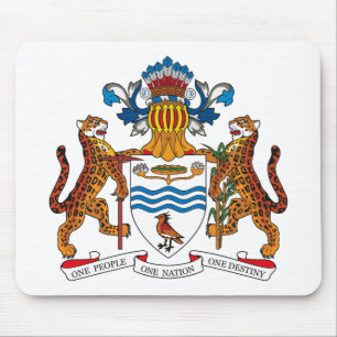 Tapis De Souris Manteau de la Guyane des bras Mousepad