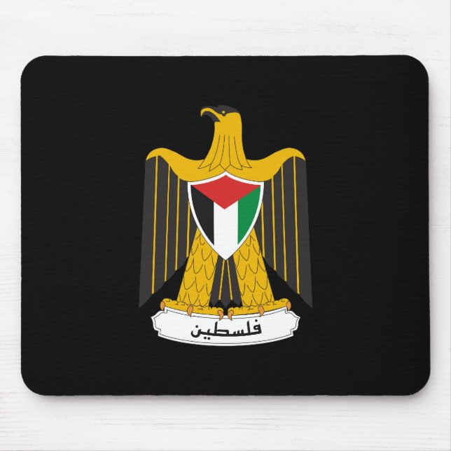 Tapis De Souris Manteau de la Palestine des bras (Devant)